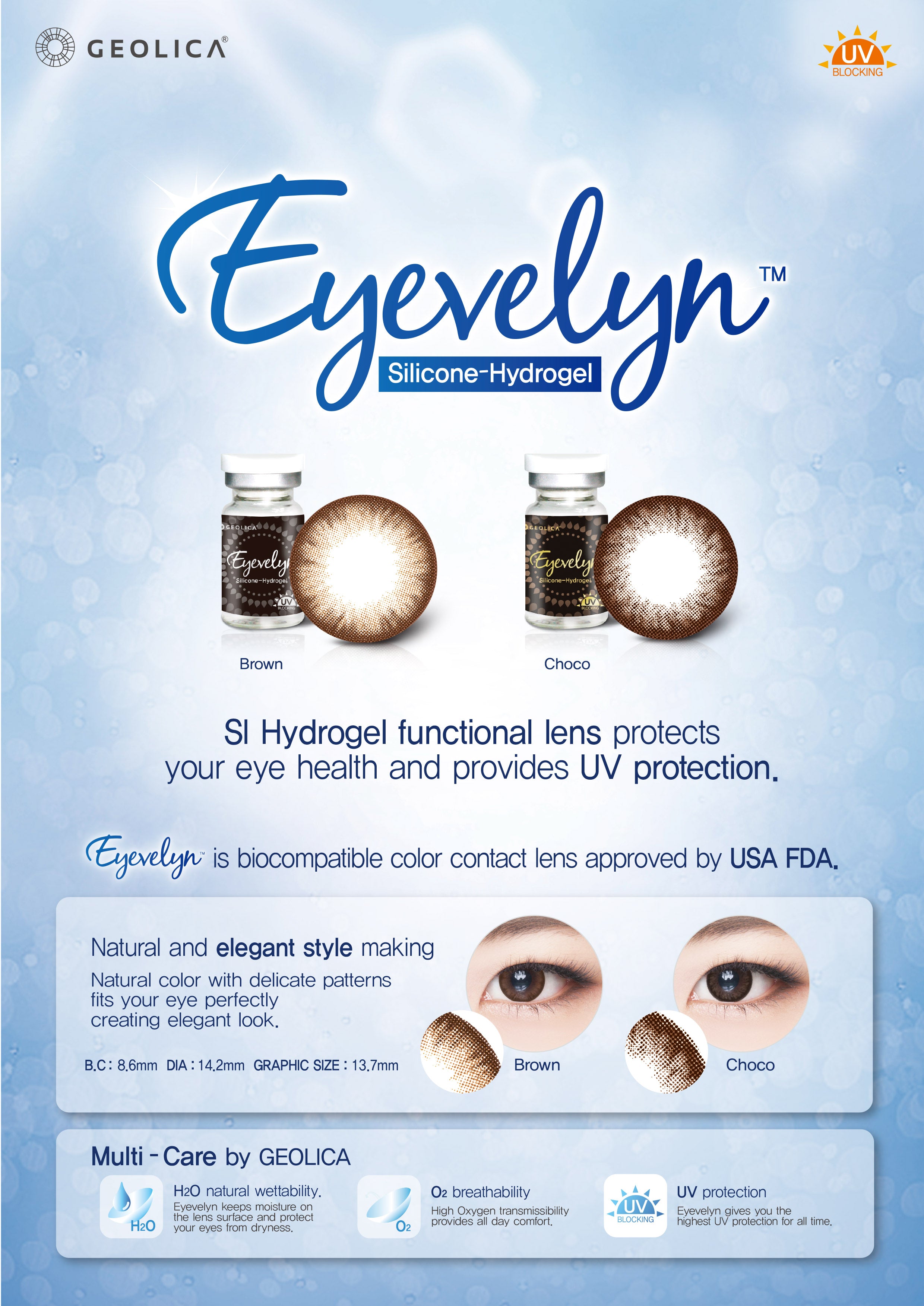 Geo Eyevelyn Choco SI-A27